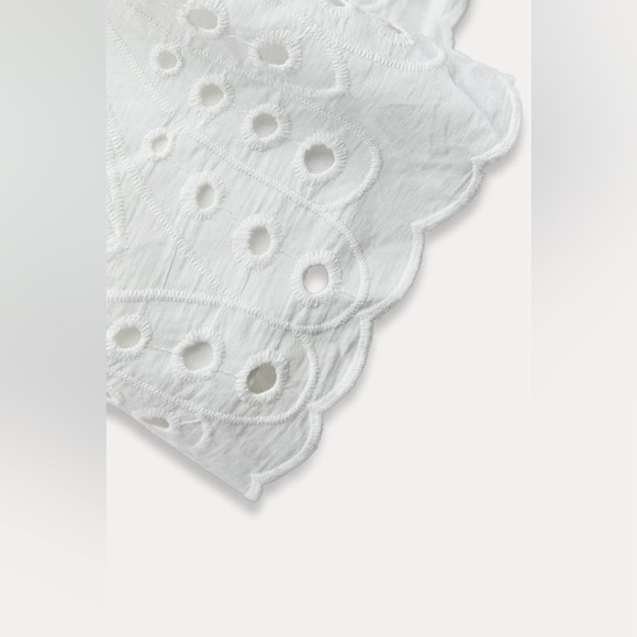 COPY - EMBROIDERED EYELET MINI DRESS ZW COLLECTION - Picture 9 of 9